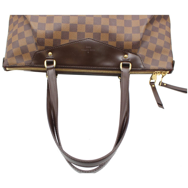 LOUIS VUITTON Westminster GM Damier Ebene Tote Shoulder Bag Brown