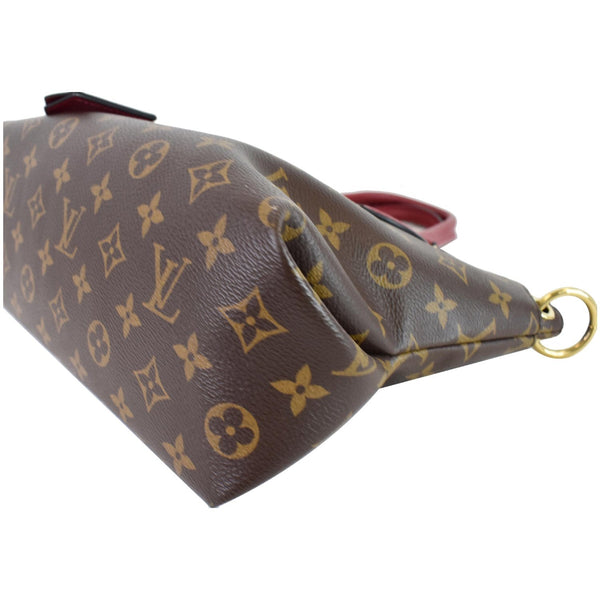 LOUIS VUITTON Flower Zipped PM Monogram Canvas Tote Bag Lie De Vin