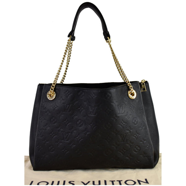 LOUIS VUITTON Surene MM Empreinte Leather Shoulder Bag Black