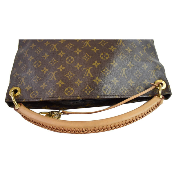 LOUIS VUITTON Artsy MM Monogram Canvas Shoulder Bag Brown