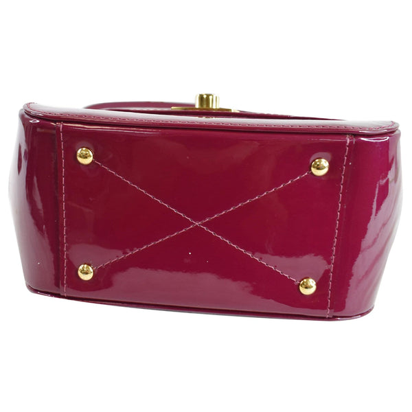 LOUIS VUITTON Pasadena Vernis Patent Leather Shoulder Bag Magenta