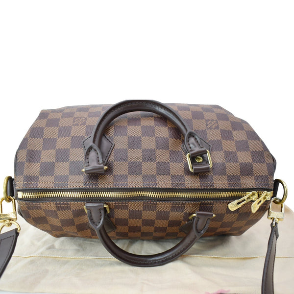 Louis Vuitton Speedy 30 Bandouliere Damier Ebene Bag