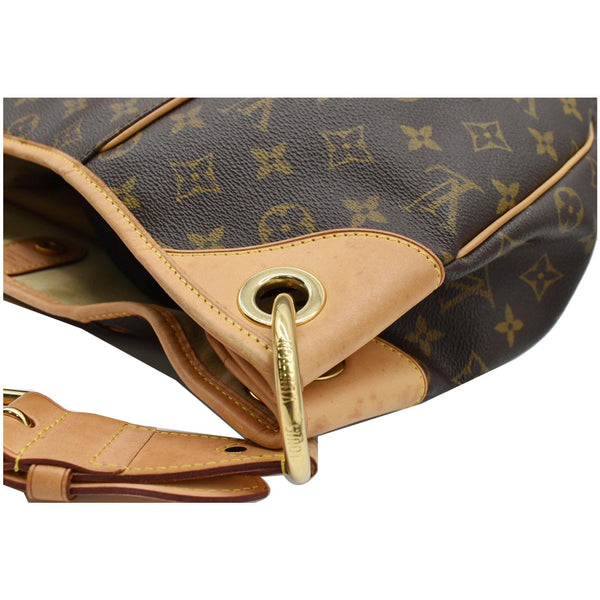 LOUIS VUITTON Galliera GM Monogram Canvas Shoulder Tote Bag Brown