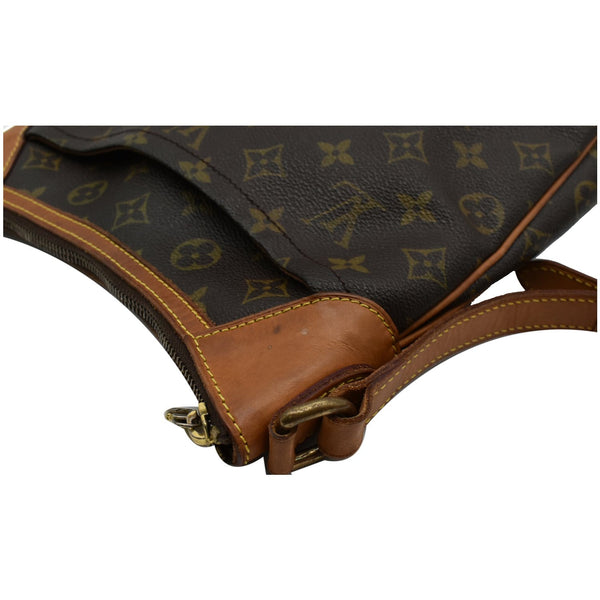 LOUIS VUITTON Odeon PM Monogram Canvas Shoulder Bag Brown