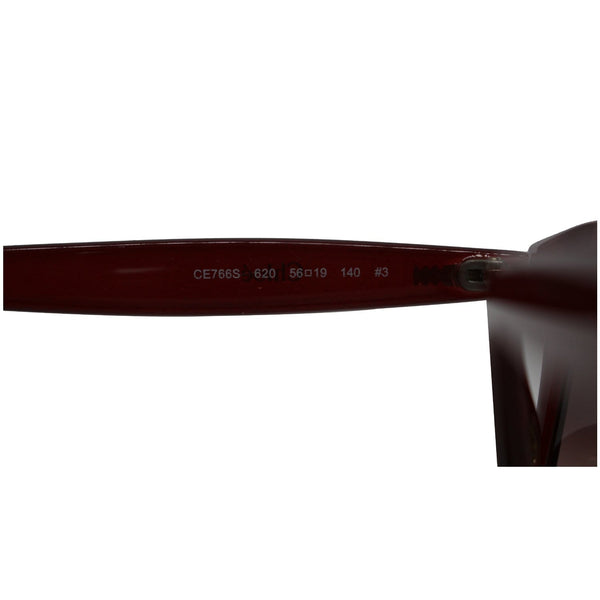 Chloe CE766S 620 Burgundy Sunglasses Grey Lens