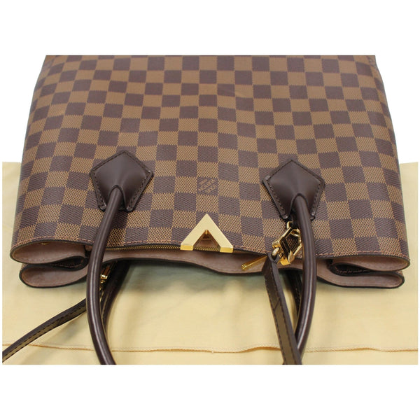 Louis Vuitton Kensington Damier Ebene Shoulder Bag Brown strap