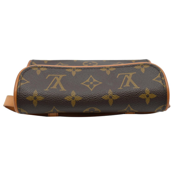 LOUIS VUITTON Pochette Florentine Monogram Canvas Waist Bag Brown