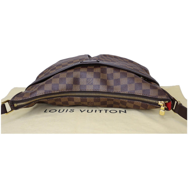 zip closure lv Bloomsbury GM Damier Ebene Bag-Authentic