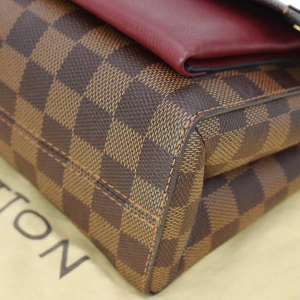 LOUIS VUITTON Vavin PM Damier Ebene Shoulder Bag Brown