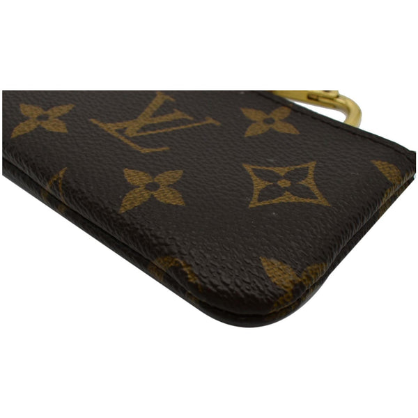 LOUIS VUITTON Key Coin Pouch Monogram Canvas Brown