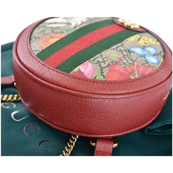 GUCCI Ophidia GG Floral Mini Supreme Backpack Bag Red 598661