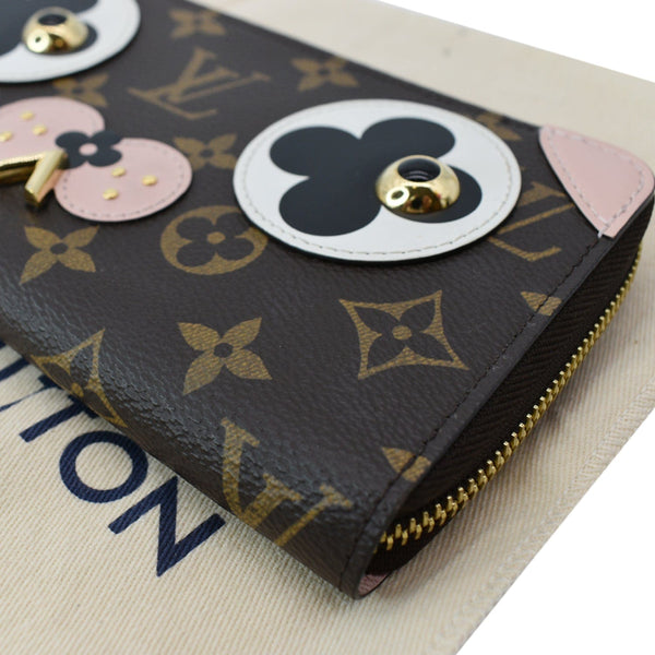 Louis Vuitton Valentine Dog Zippy Monogram Canvas Wallet