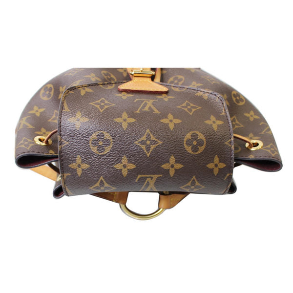 top view lv Montsouris NM Monogram Canvas Bag