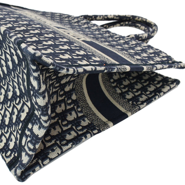 CHRISTIAN DIOR Large Book Oblique Embroidered Canvas Tote Bag Multicolor - Hot Deals