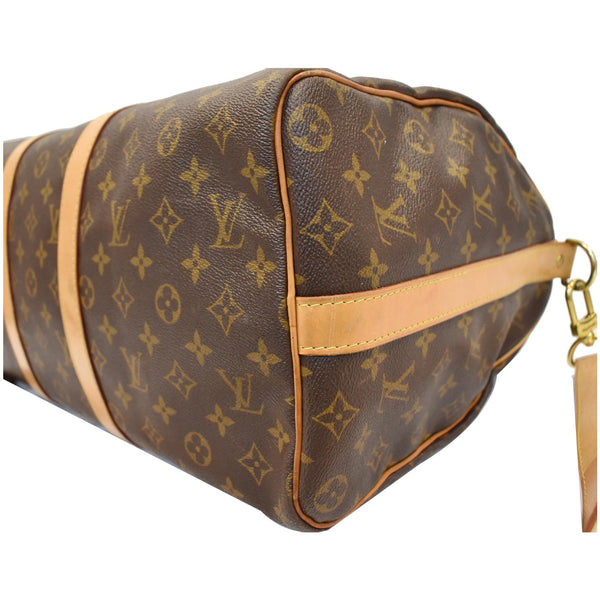 Louis Vuitton Keepall 45 Bandouliere Travel Bag Brown