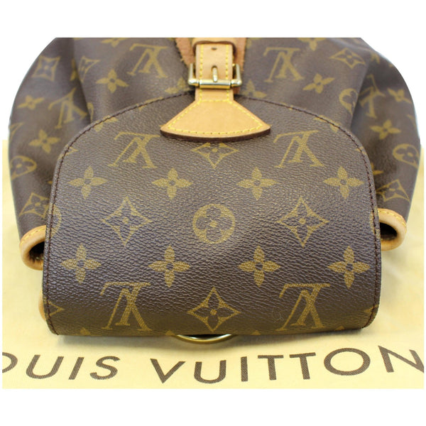 LOUIS VUITTON Montsouris MM Monogram Canvas Backpack Bag Brown