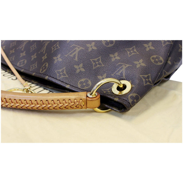 LOUIS VUITTON Artsy MM Monogram Canvas Shoulder Bag Brown