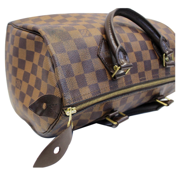 LOUIS VUITTON Speedy 30 Damier Ebene Satchel Bag Brown