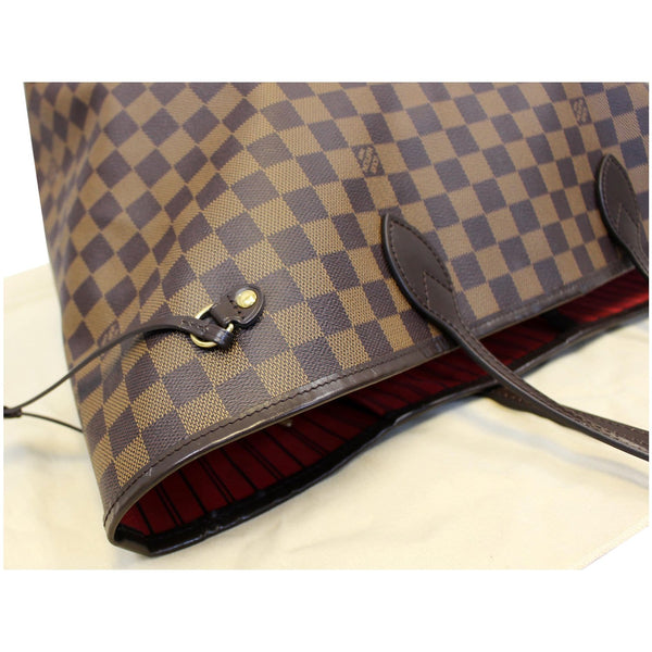 Louis Vuitton Neverfull GM Damier Ebene Tote Shoulder Bag - corner