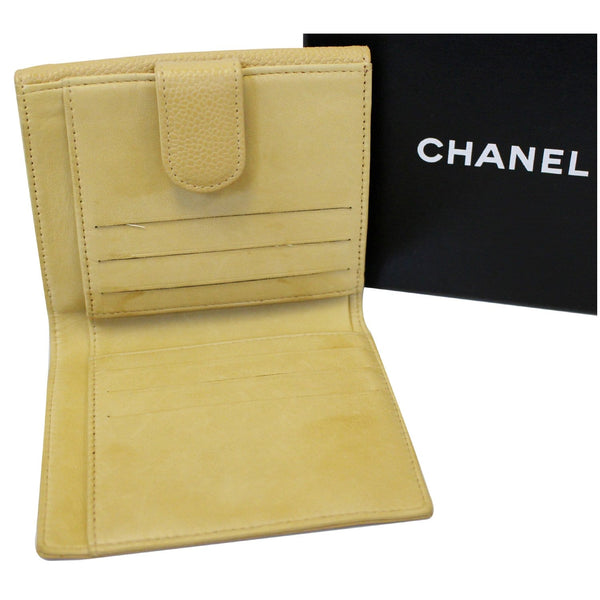 CHANEL Caviar Leather Bifold Wallet-US