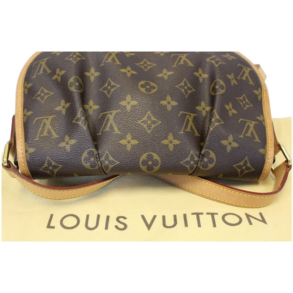 LOUIS VUITTON Menilmontant PM Monogram Canvas Crossbody Bag Brown
