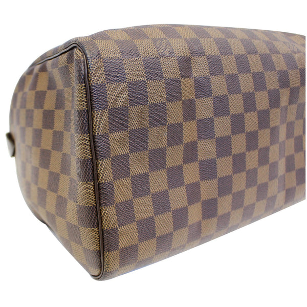 LOUIS VUITTON Speedy 30 Damier Ebene Brown Satchel Bag-US