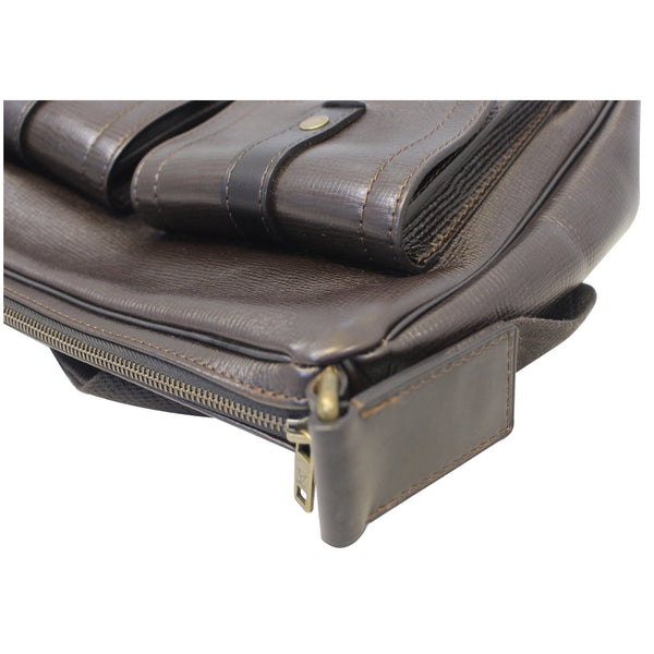 LOUIS VUITTON Brown Utah Leather Wichita Messenger Bag-US