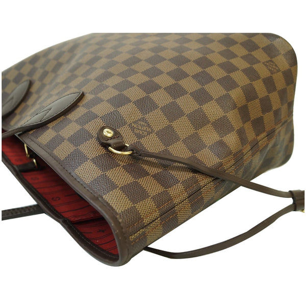 used Louis Vuitton Neverfull MM Damier Ebene Bag Brown