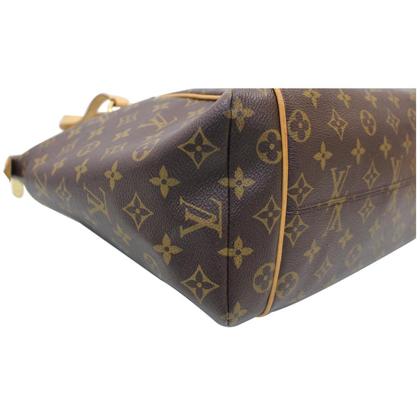 LOUIS VUITTON Totally MM Monogram Canvas Tote Shoulder Bag Brown