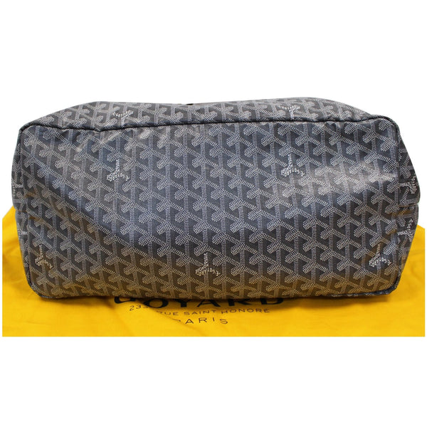GOYARD Goyardine Saint Louis GM Tote Shoulder Bag Black