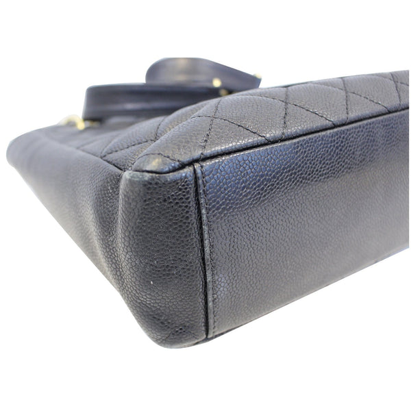 CHANEL PST Petit Shopping Caviar Leather Tote Bag Black-US