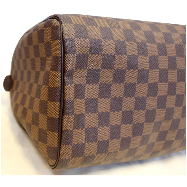 LOUIS VUITTON Speedy 30 Damier Ebene Satchel Bag Brown