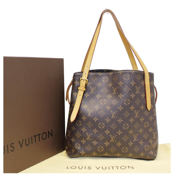 LOUIS VUITTON Voltaire Monogram Canvas Shoulder Bag Brown-US
