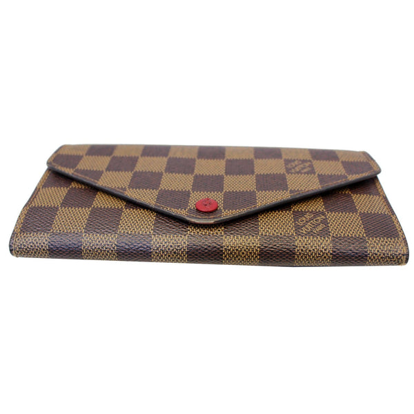LOUIS VUITTON Damier Ebene Josephine Wallet Brown-US
