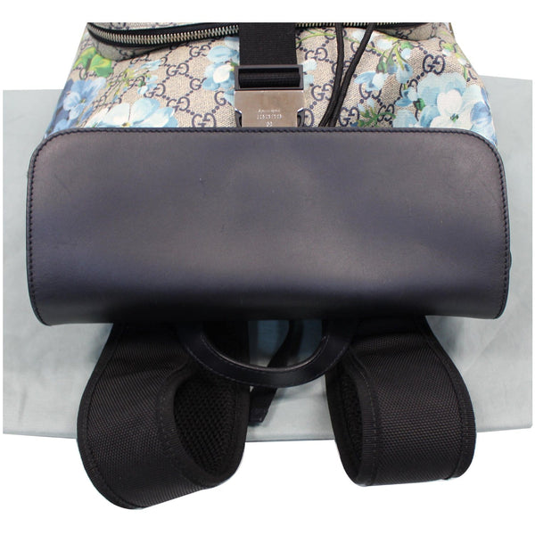 GUCCI Blooms Print GG Canvas Backpack Blue 406398