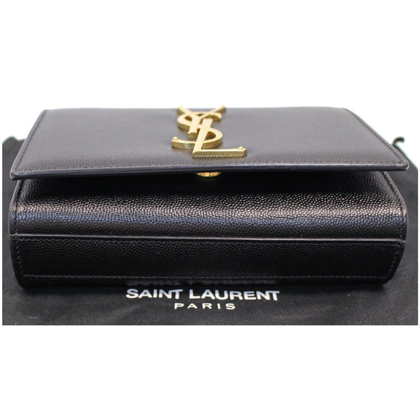 YVES SAINT LAURENT Kate Small Grain De Poudre Crossbody Bag Black