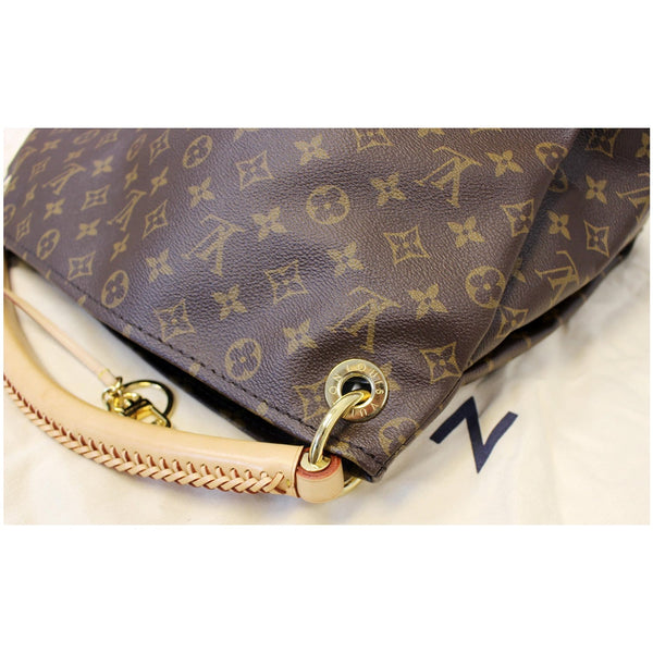 LOUIS VUITTON Artsy MM Monogram Canvas Shoulder Bag Brown