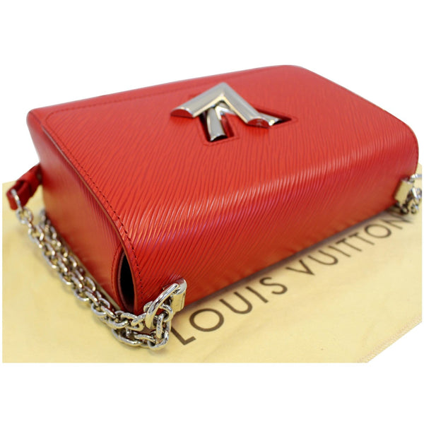 LOUIS VUITTON Twist MM Epi Leather Shoulder Bag Red-US