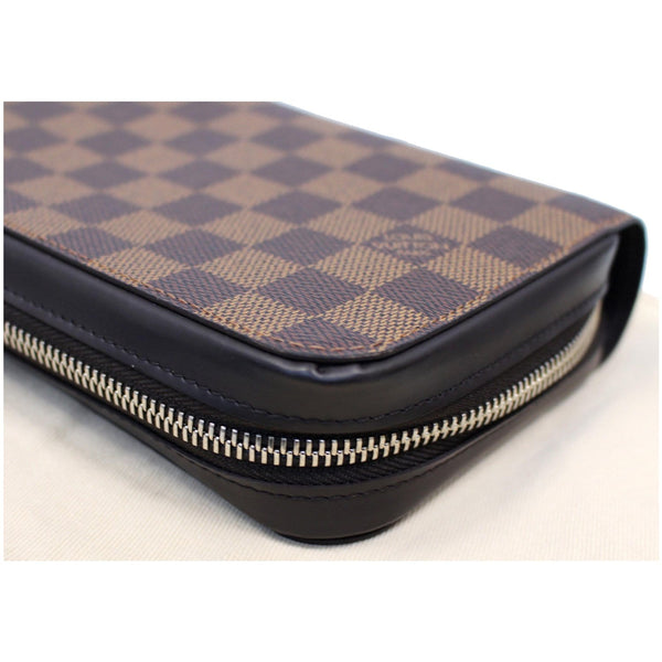 LOUIS VUITTON Zippy XL Damier Ebene Wallet Brown