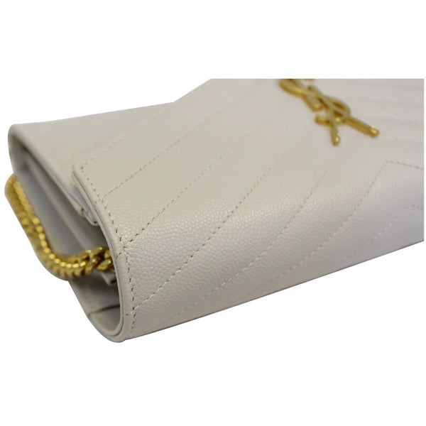 Yves Saint Laurent Wallet Chain Matelasse Chevron - left view
