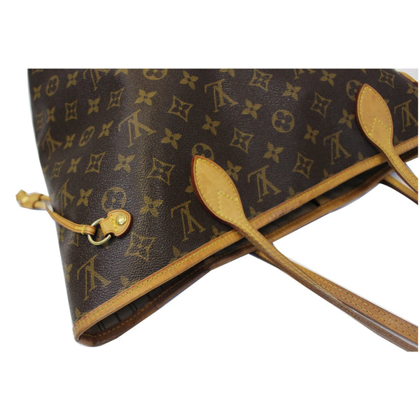 LOUIS VUITTON Neverfull MM Monogram Canvas Brown Tote Shoulder Bag-US