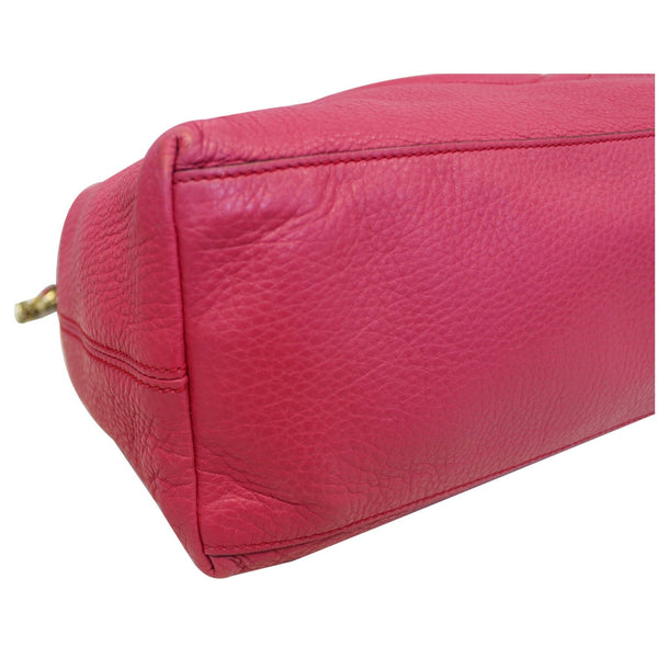 GUCCI Soho Pebbled Leather Chain Shoulder Bag Pink-US