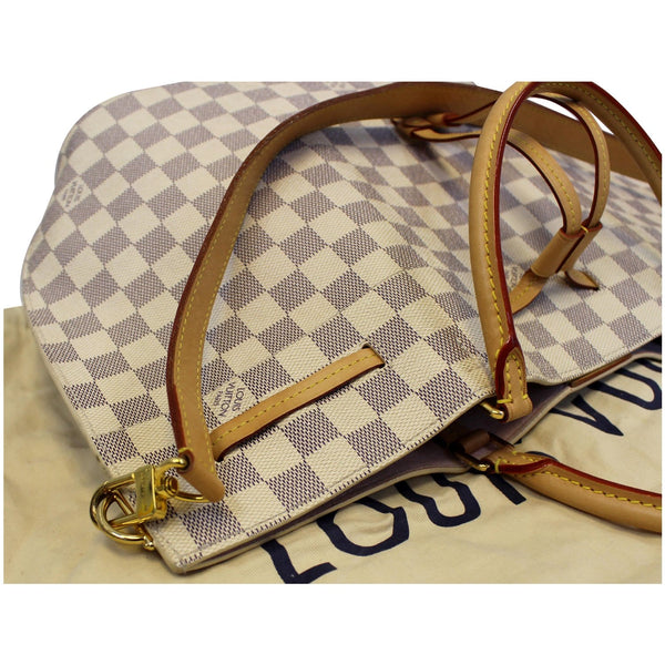 LOUIS VUITTON Girolata Damier Azur Shoulder Bag White