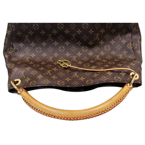 LOUIS VUITTON Artsy MM Monogram Canvas Shoulder Bag Brown