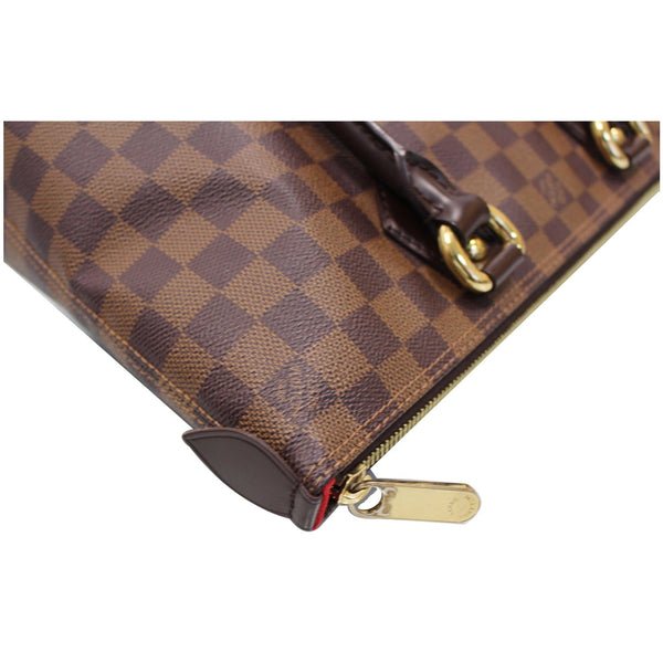 LOUIS VUITTON Saleya PM Damier Ebene Tote Shoulder Bag Brown