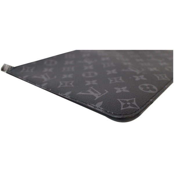 LOUIS VUITTON Pochette Monogram Eclipse Wristlet Black