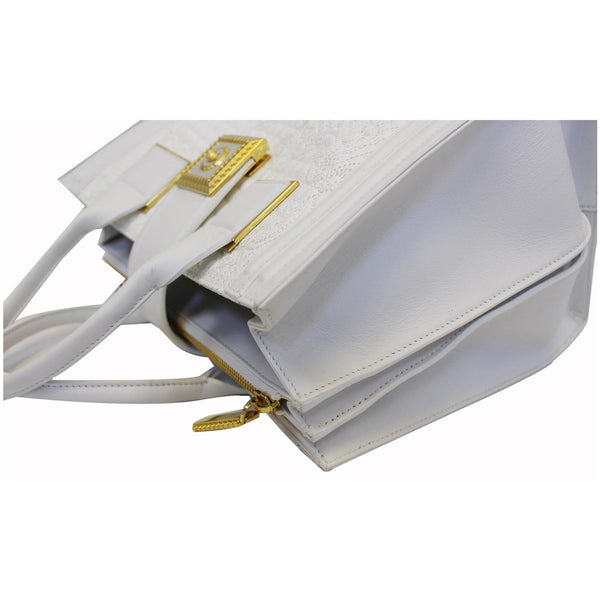 Versace Vanitas Satchel Handbag - Corner View