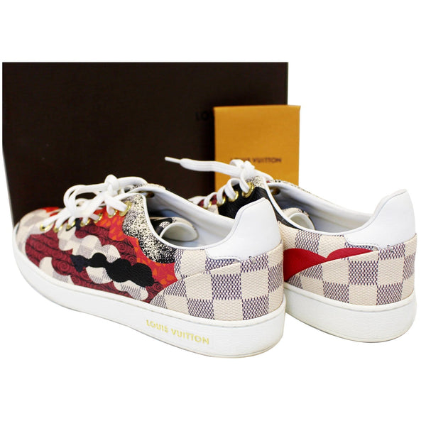 LOUIS VUITTON Overcloud Damier Azur Sneakers Size 7.5 US