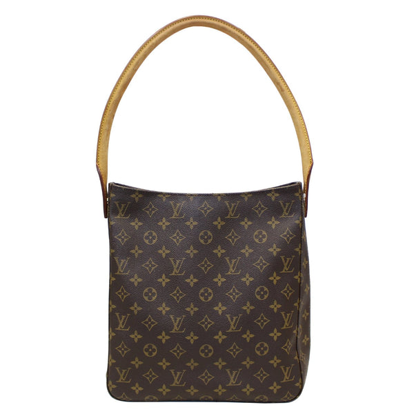 LOUIS VUITTON Monogram Canvas Looping GM Brown Shoulder Bag-US