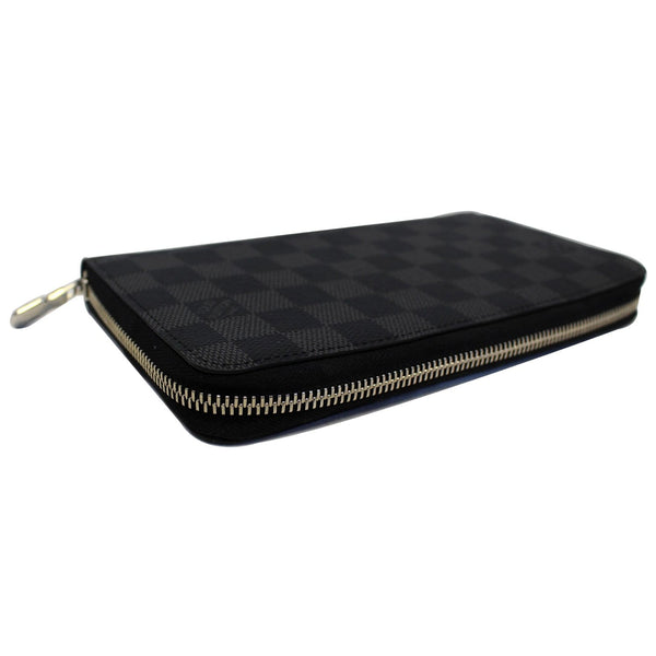 LOUIS VUITTON Zippy Organizer Damier Graphite Wallet Black-US